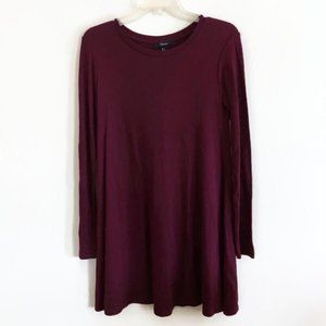 FOREVER 21 Burgundy flare cute dress